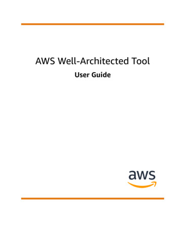 AWS Well-Architected Tool