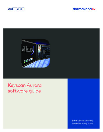 Keyscan Aurora Software Guide - WESCO International