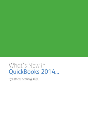 What’s New In QuickBooks 2014