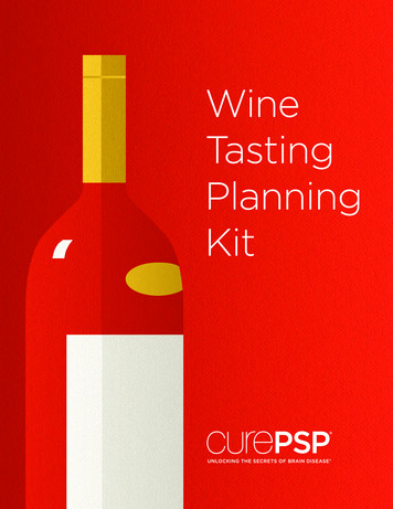 Wine Tasting Planning Kit - PSP