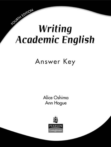 Writing Academic English, Fourth Edition