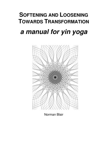 A Manual For Yin Yoga