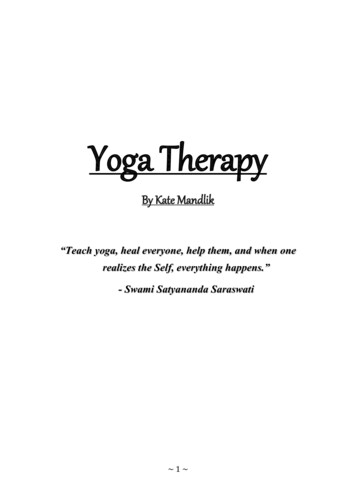 Yoga Therapy - Yoga Point