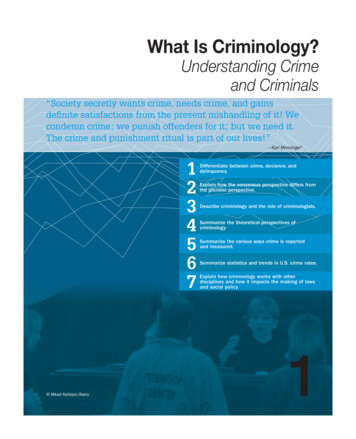 What Is Criminology? Understanding Crime And Criminals