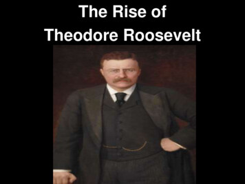 The Rise Of Theodore Roosevelt - US History Teachers