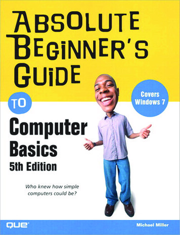 Absolute Beginner’s Guide To Computer Basics,