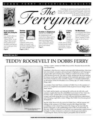 DOBBS FERRY HISTORICAL SOCIETY Ferryman The