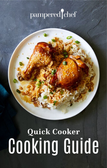 Quick Cooker Cooking Guide - Pampered Chef