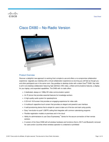 Cisco DX80 No-Radio Version