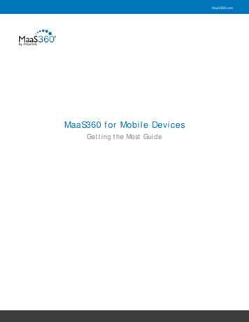 MaaS360 For Mobile Devices