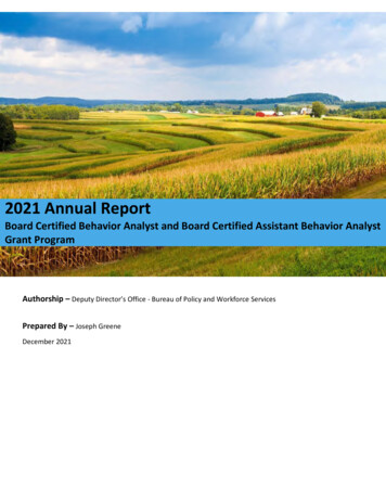2021 Annual Report - Legis.iowa.gov
