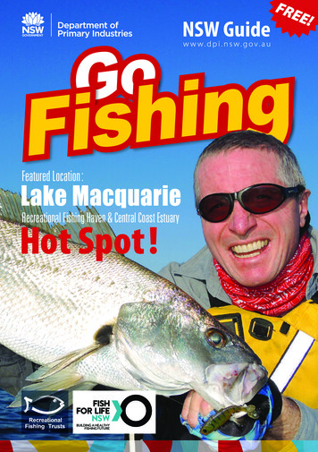 Go Fishing Lake Macquarie - Department Of Primary Industries