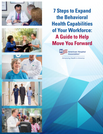 7 Steps To Expand The Behavioral Health Capabilities 