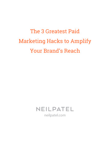 The 3 Greatest Paid Marketing Hacks To Amplify Your Brand .