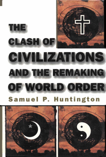 CLASH OF CIVILIZATIONS