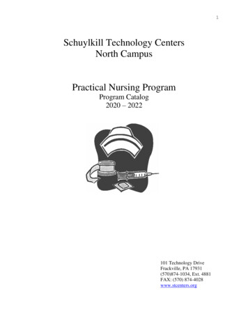 Schuylkill Technology Centers North Campus Practical Nursing Program