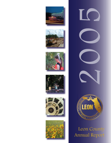 Leon County Annual Report