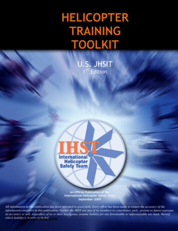 HELICOPTER TRAINING TOOLKIT