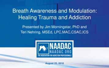 Breath Awareness And Modulation: Healing Trauma And 