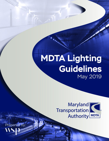 MDTA Lighting Guidelines