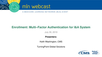 Enrollment: Multi-Factor Authentication For I&A System