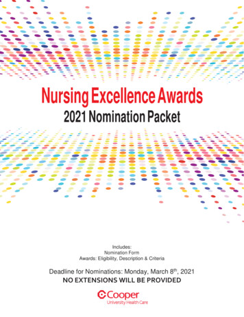 Nursing Excellence Awards - Cooper University Hospital