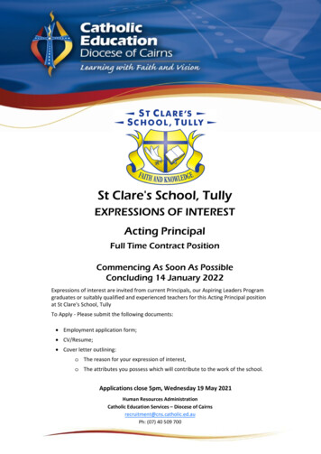 St Clare's School, Tully - Cns.catholic.edu.au