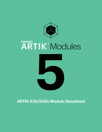 ARTIK 530/530s Module Datasheet - Farnell 