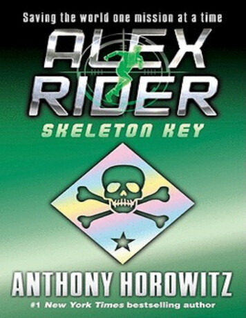 Alex Rider 3 - Skeleton Key - English Creek