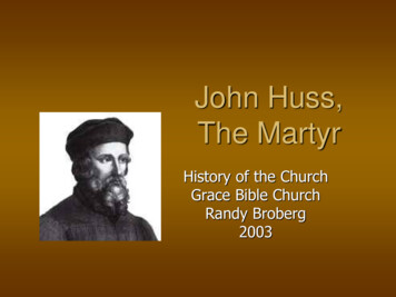 John Huss, The Martyr - WordPress 