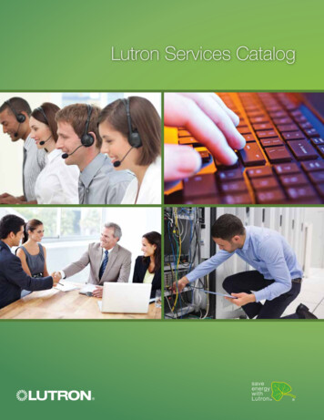 Lutron Services Catalog - Dimmers And Lighting Controls