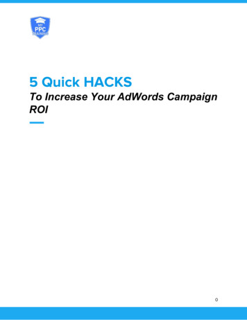 Google Ads Optimization Hacks - SEO Expert & Google Ads .