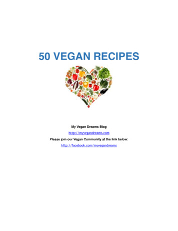 50 Vegan Recipes - My Vegan Dreams