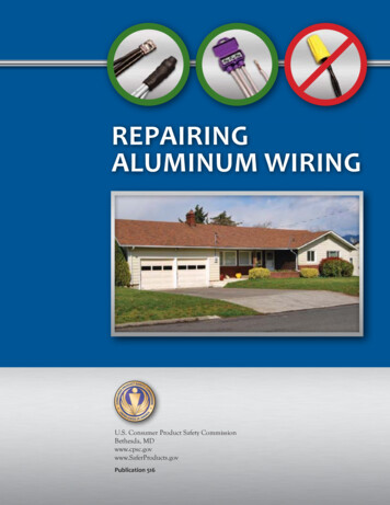 REPAIRING ALUMINUM WIRING - CPSC.gov