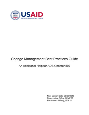 Change Management Best Practices Guide