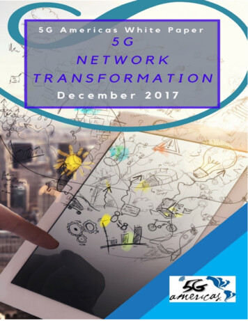 5G Network Transformation - 5G Americas