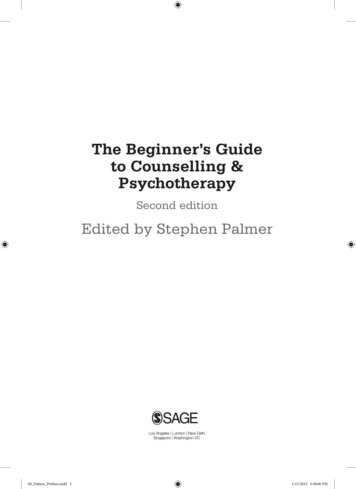 The Beginner’s Guide To Counselling & Psychotherapy