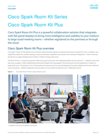 Cisco Spark Room Kit Plus Data Sheet
