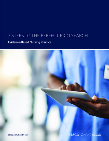 7 Steps To The Perfect PICO Score: Evidence-Based 