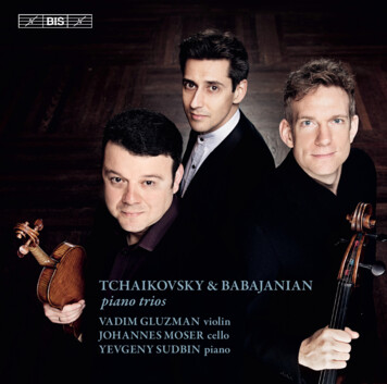 TCHAIKOVSKY & BABAJANIAN Piano Trios