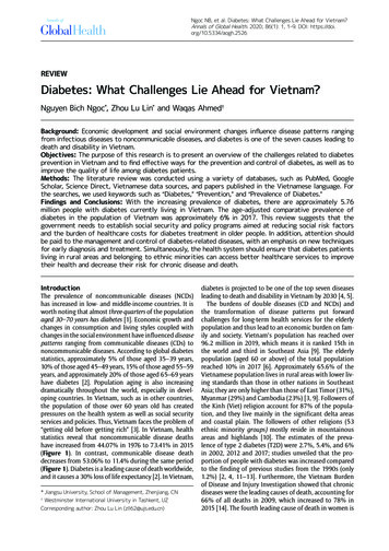Diabetes: What Challenges Lie Ahead For Vietnam?