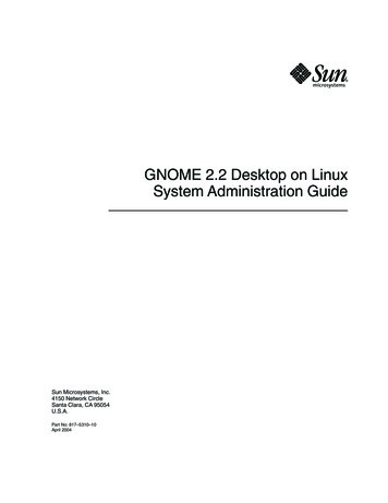 GNOME 2.2 Desktop On Linux System Administration Guide