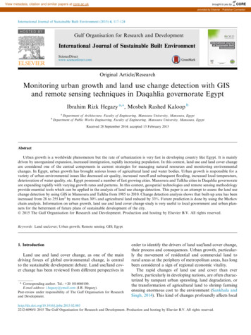 Monitoring Urban Growth And Land Use Change Detection With .