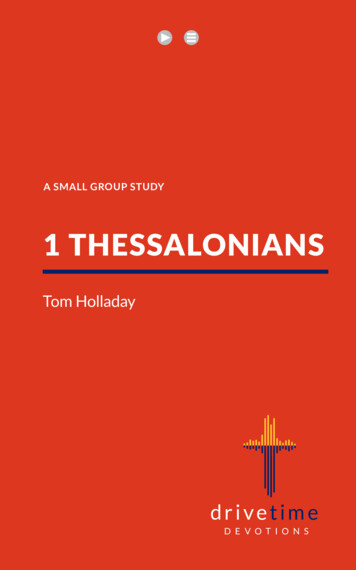 1 THESSALONIANS