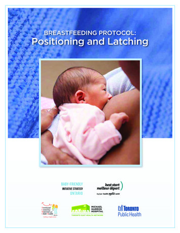 Breastfeeding Protocol: Position And Latching - Toronto
