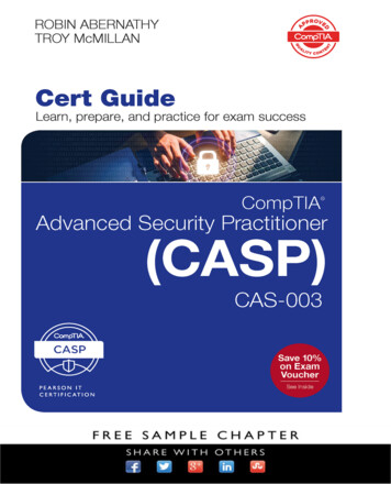 CompTIA Advanced Security Practitioner (CASP) CAS-003 .
