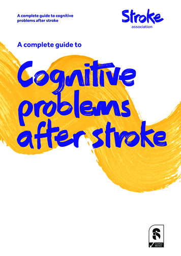 A Complete Guide To Cognitive Problems After Stroke