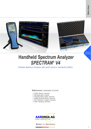 Handheld Spectrum Analyzer - ATECorp 