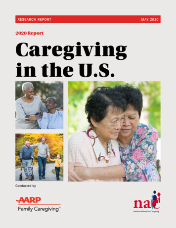2020 Eport Caregiving In The U.S.