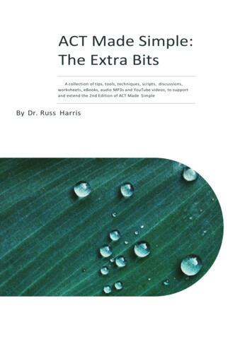 ACT Made Simple: The Extra Bits - ACT Mindfully